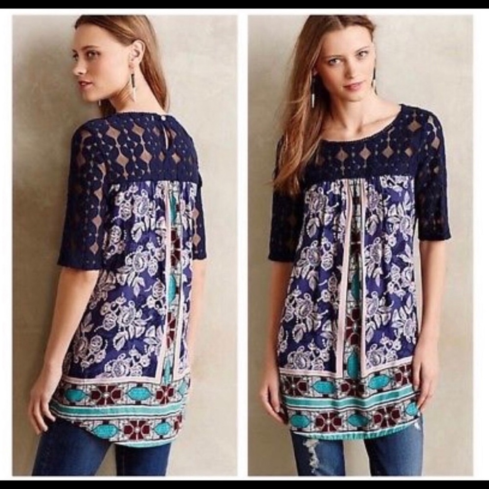 ANTHROPOLOGIE Akemi + Kin Tunic - Picture 1 of 6